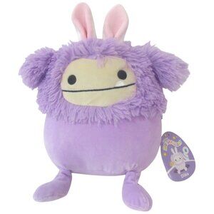 Jazwares Squishmallows Dilka Lavender Bigfoot with Bunny Ears Stuffed Plush 8"